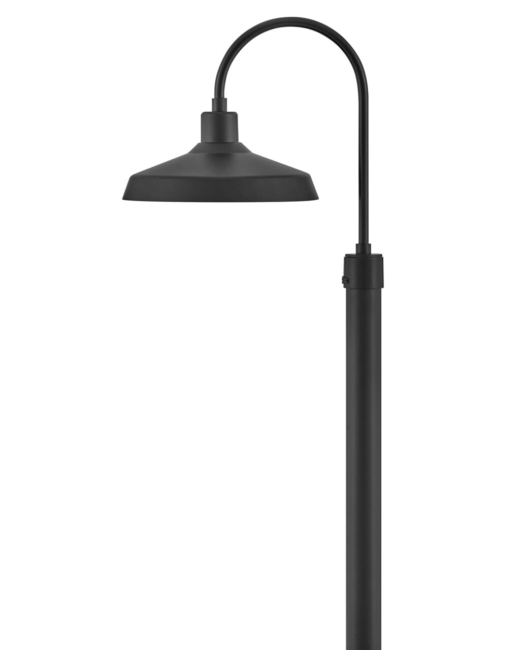 Black LED Post Top or Pier Mount Lantern from the Forge Collection
