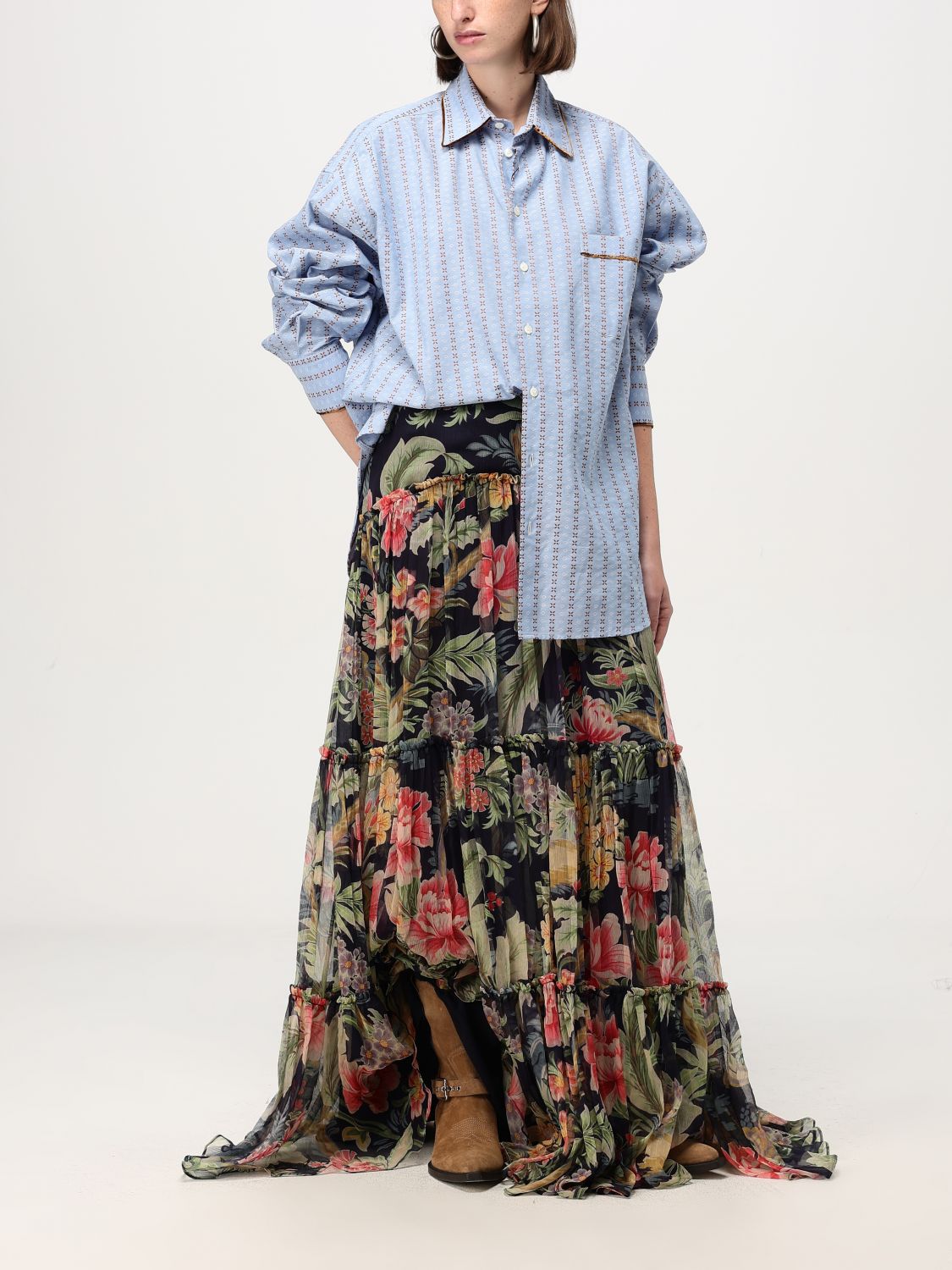 Jacquard shirt - Pink