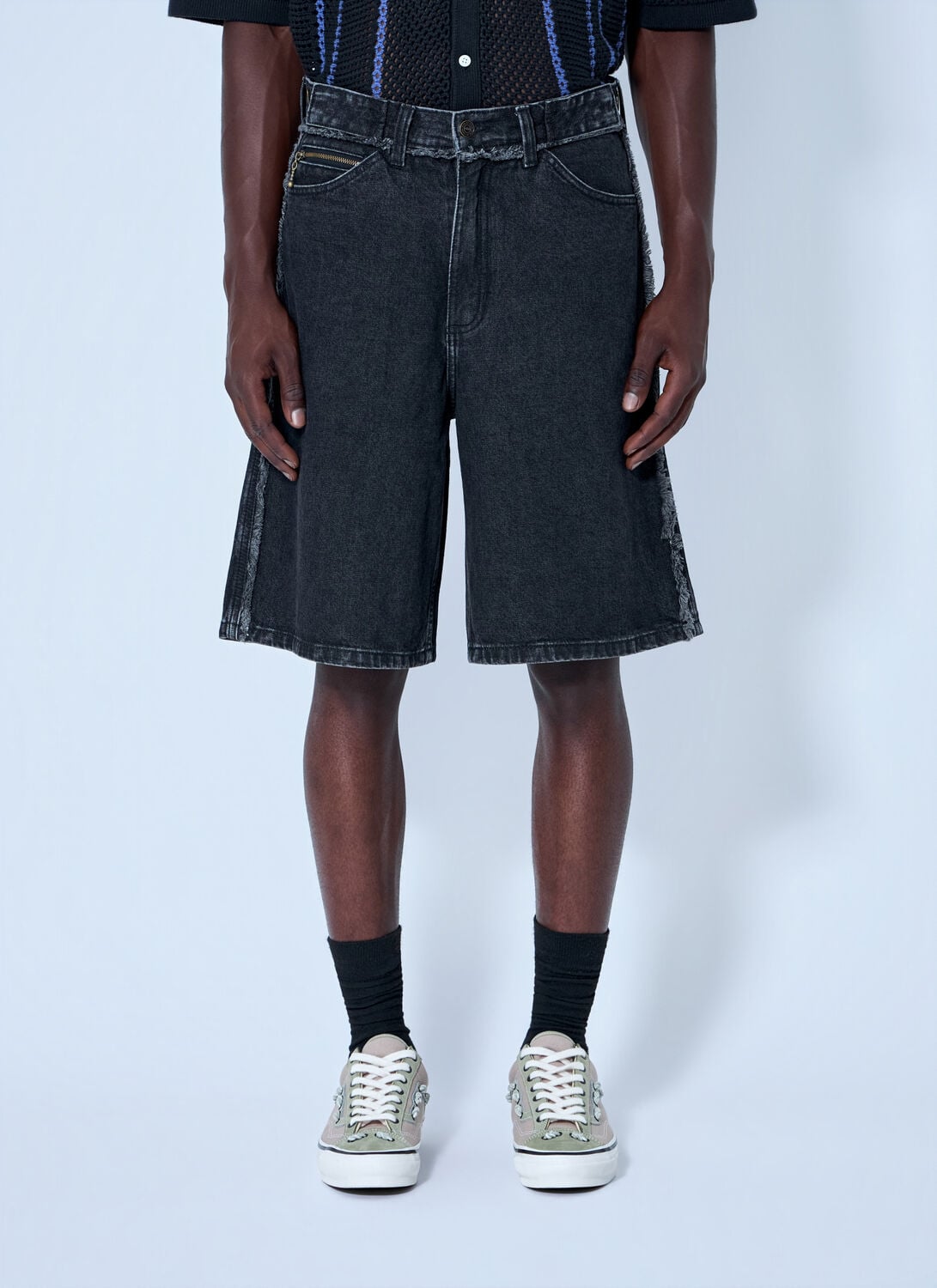 Five Pocket Denim Shorts