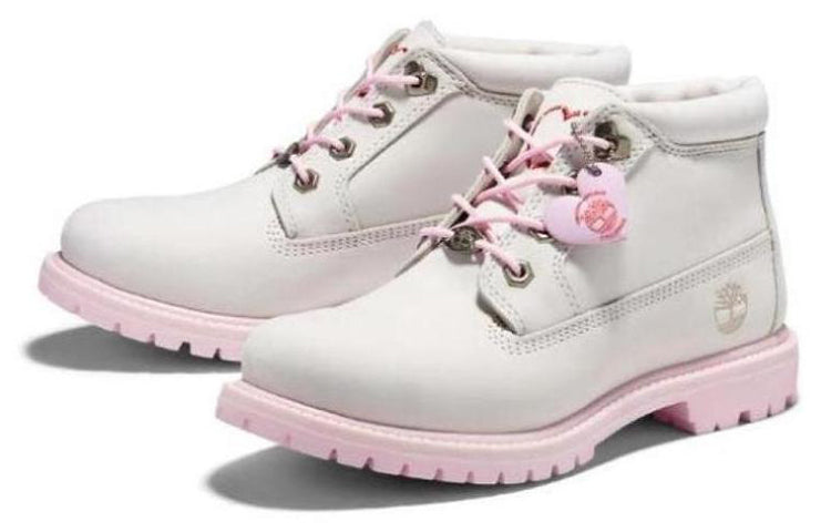 (WMNS) Womens Nellie Chukka Double Waterproof Boot 'White Pink'