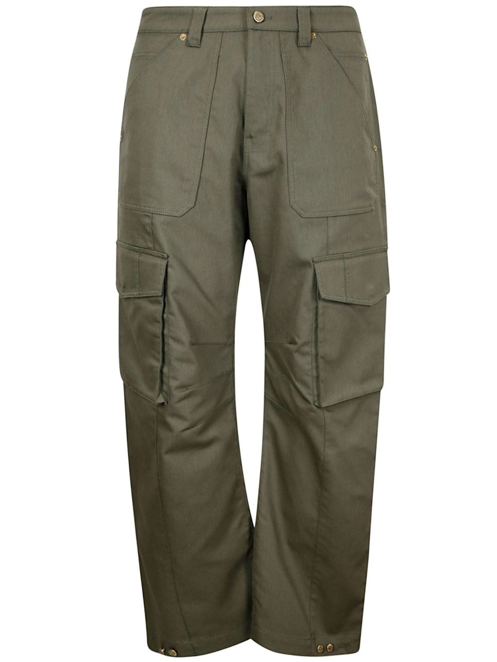 Golden Ms Cargo Pant Mixed Cotton Fabric No Botto