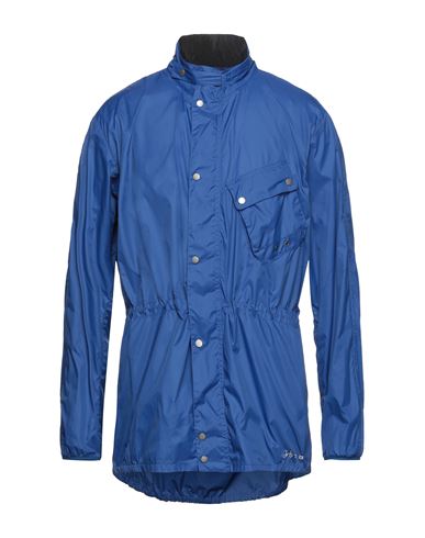 Man Jacket Bright blue Size L Polyamide, Cotton