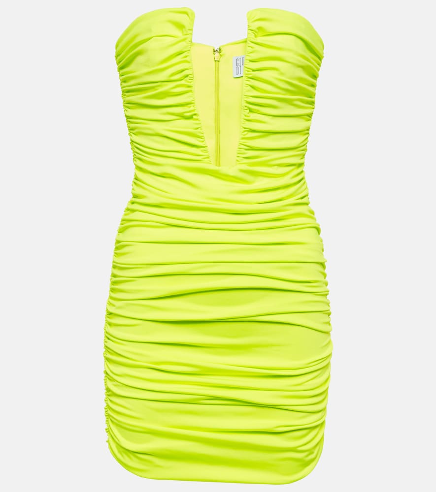 Ruched cutout minidress