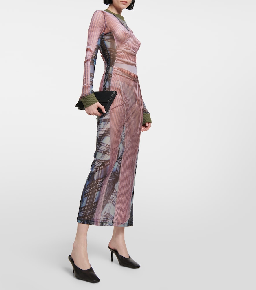 X Jean Paul Gaultier Trompe L'Oeil maxi dress