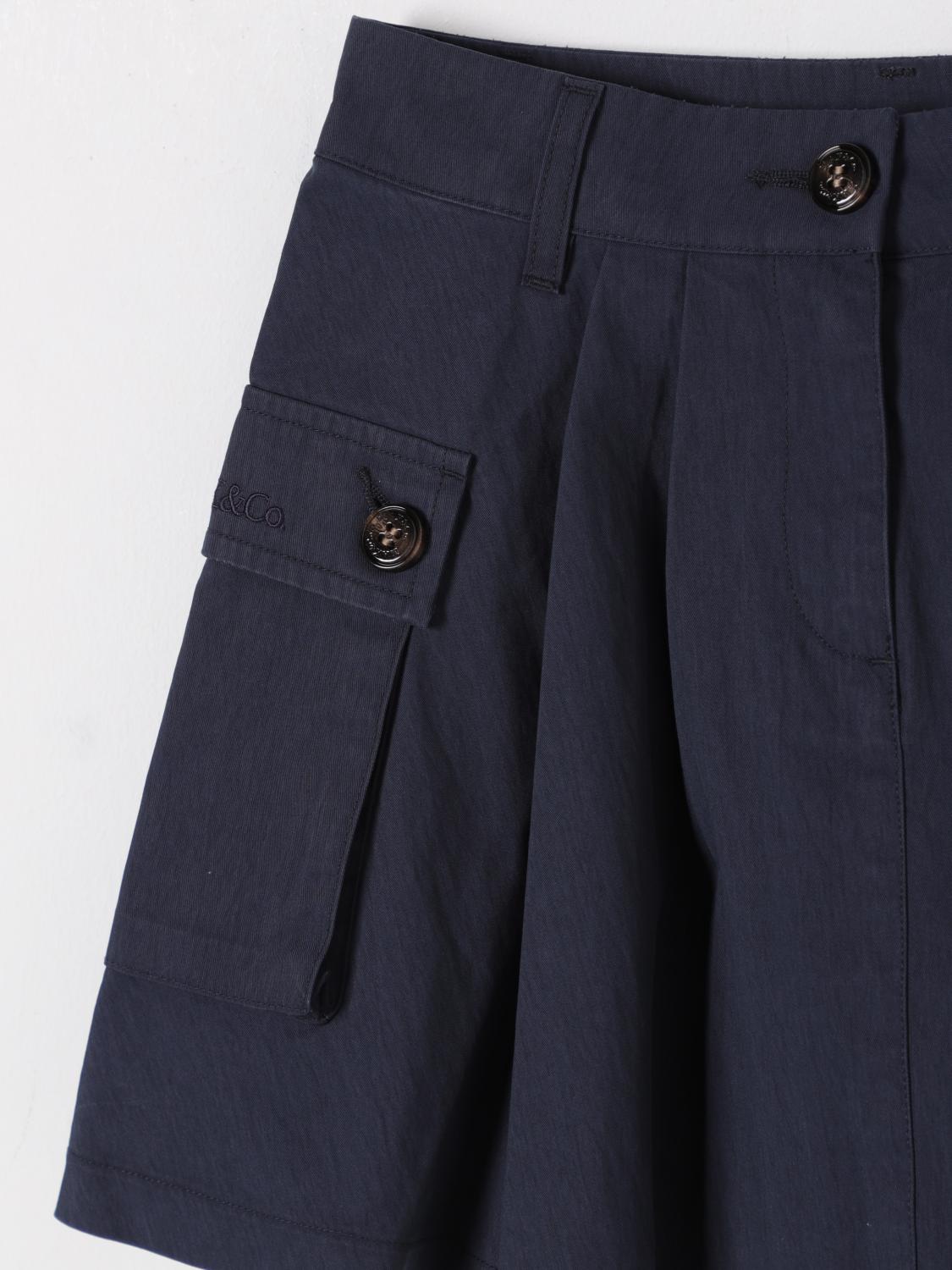 Skirt Kids color Indigo