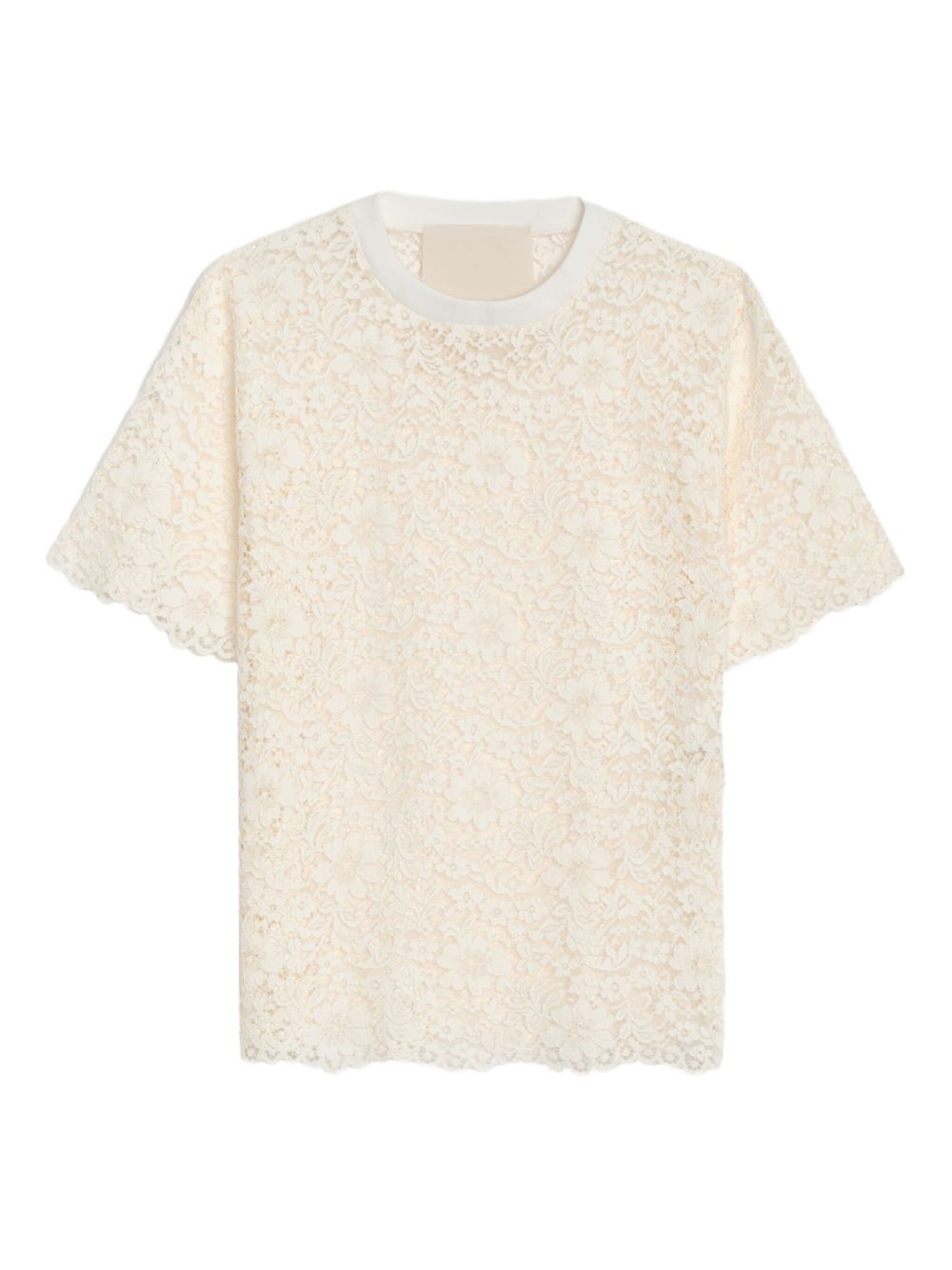 A Paper Kid lace T-shirt - Neutrals