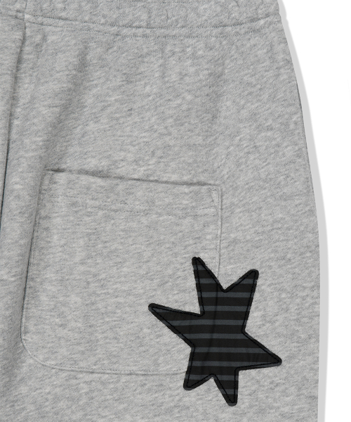 PRAY APPLIQUE SWEAT PANT GREY