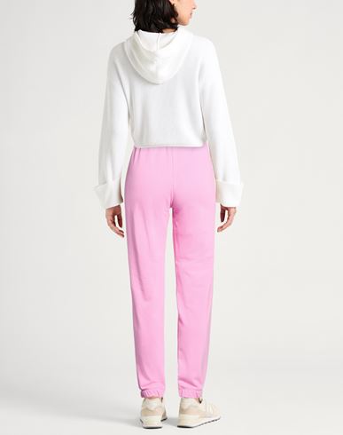 Woman Pants Pink Size L Cotton, Polyester