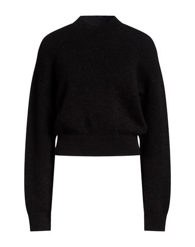 Woman Sweater Black Size L Alpaca wool, Polyamide, Merino Wool