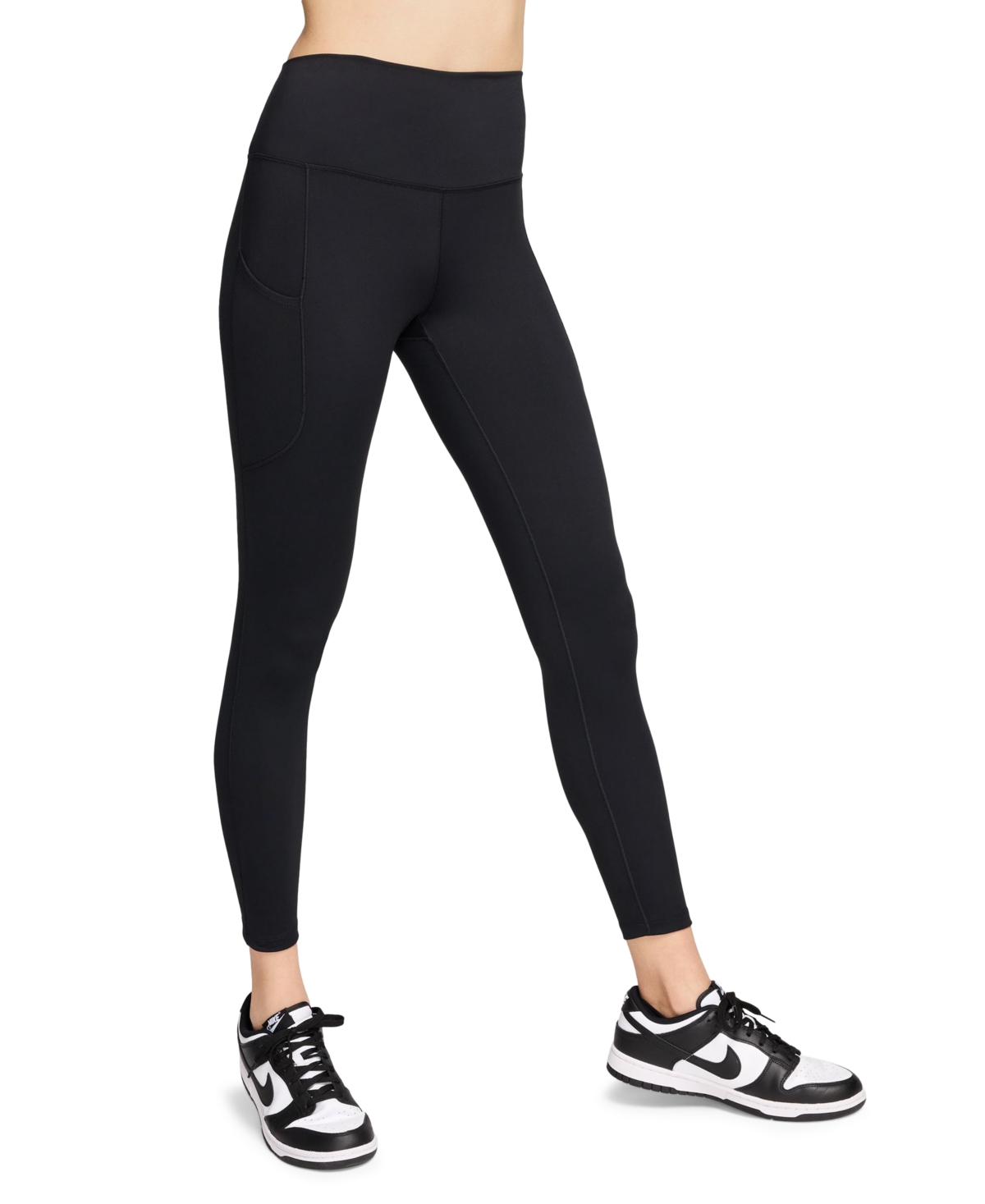 Women's One High-Waist 7/8-Leggings - Black/black