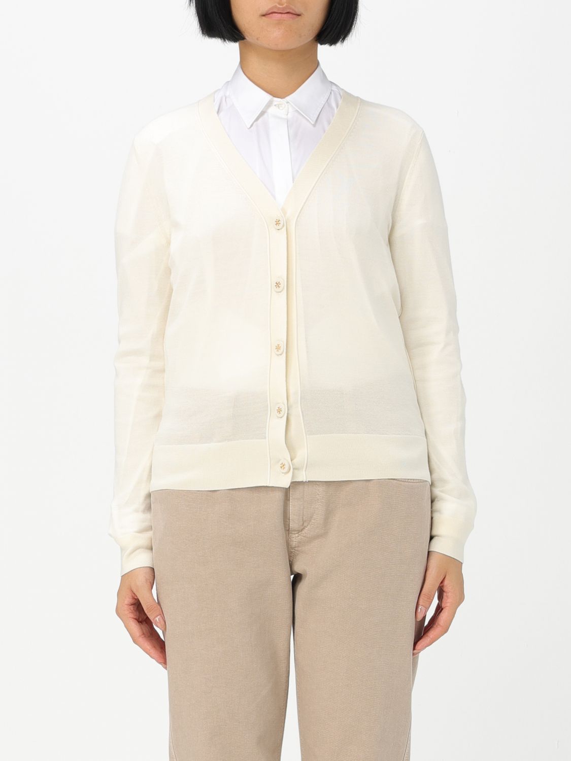 Cardigan Woman color White