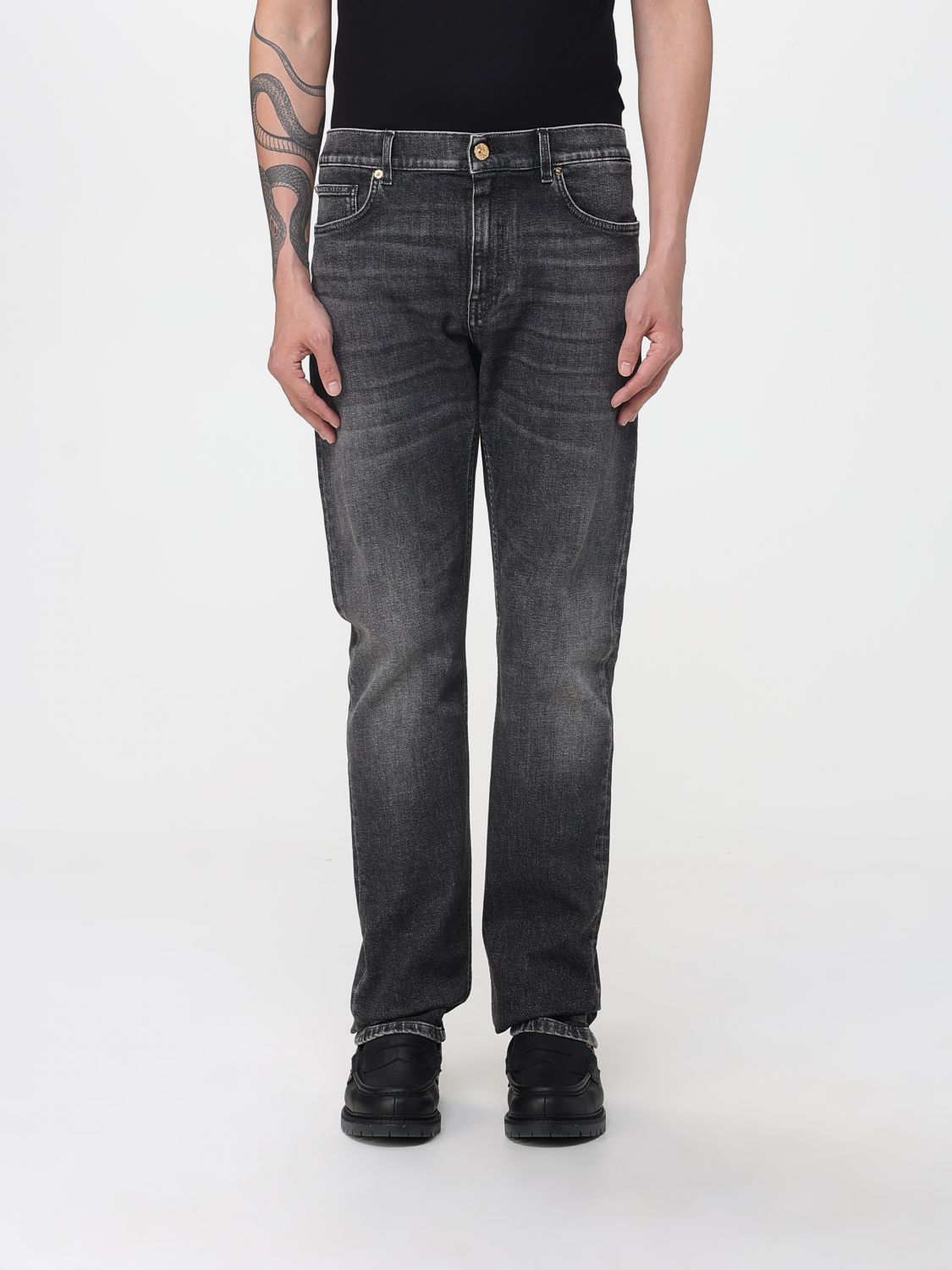 Jeans Men color Grey