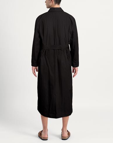 Man Coat Black Size 38 Cotton, Nylon