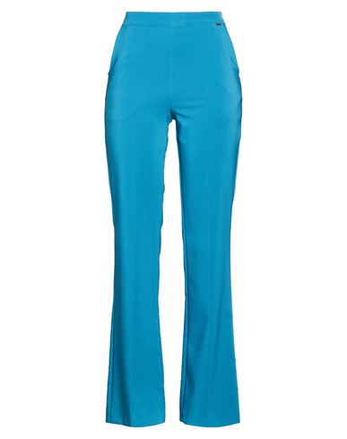 Woman Pants Deep teal Size 4 Polyester, Elastane