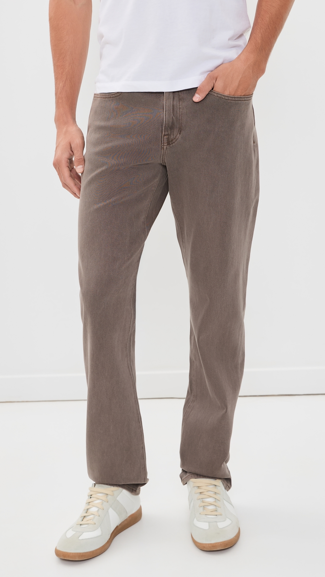 The Brixton Slim Straight Jeans Walnut
