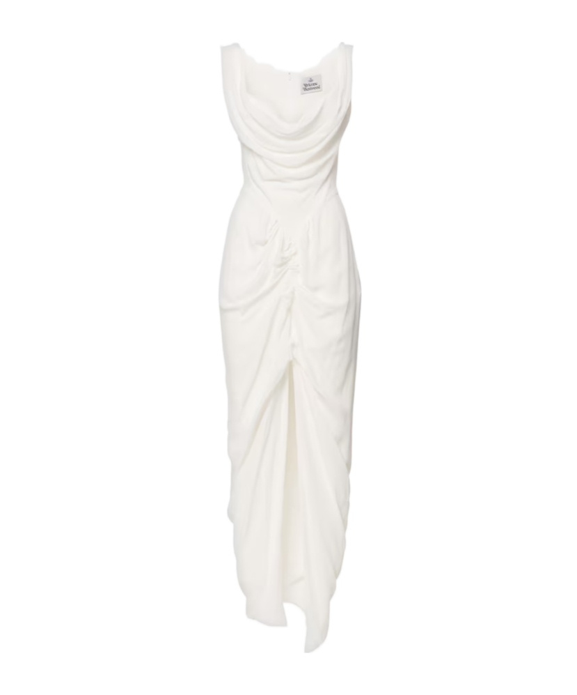 Bridal Panther gathered corset dress