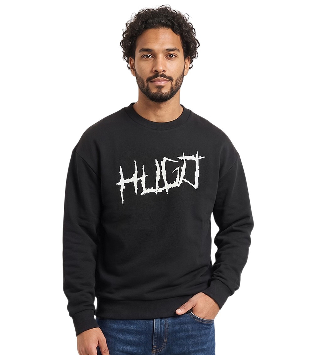 Black Crew Neck Sweatshirts