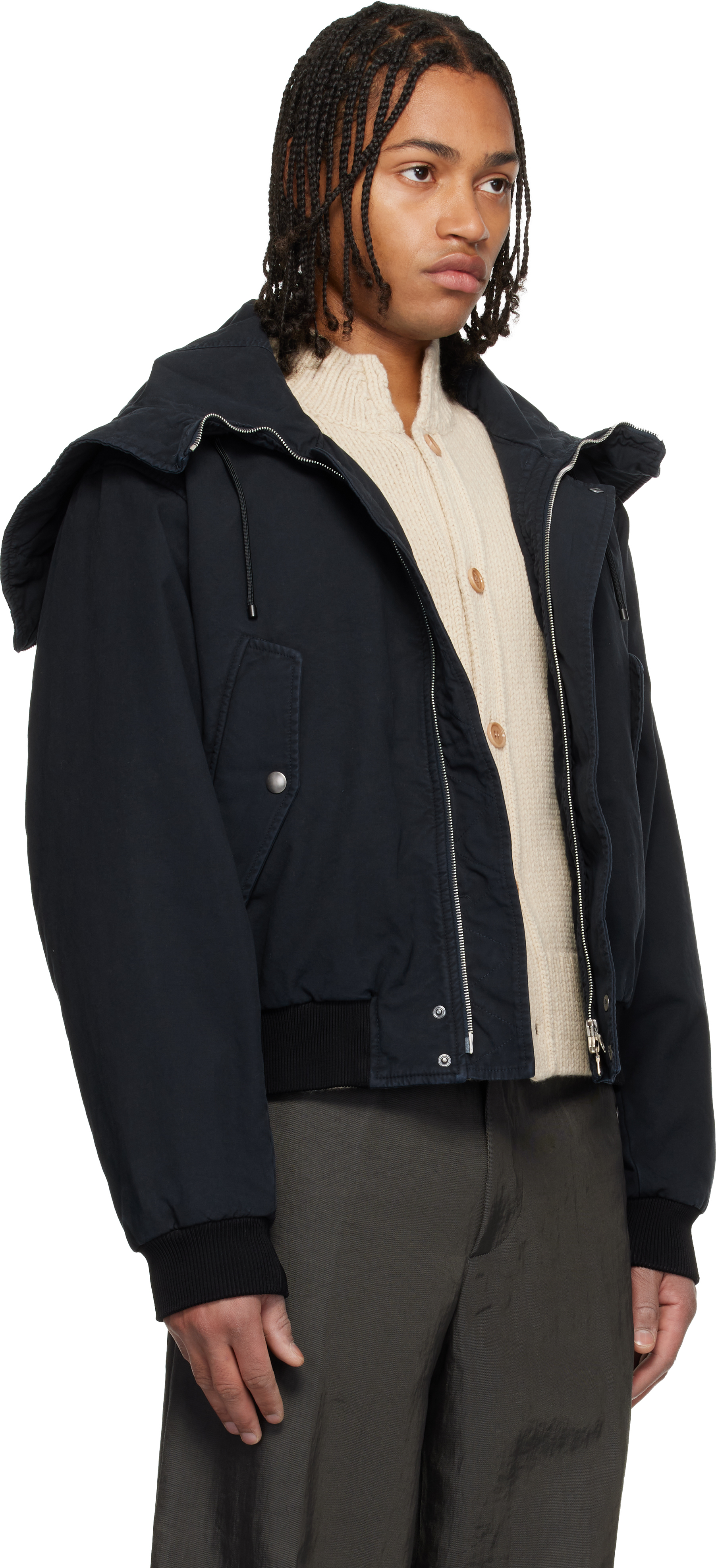 Navy Overdyed Jacket