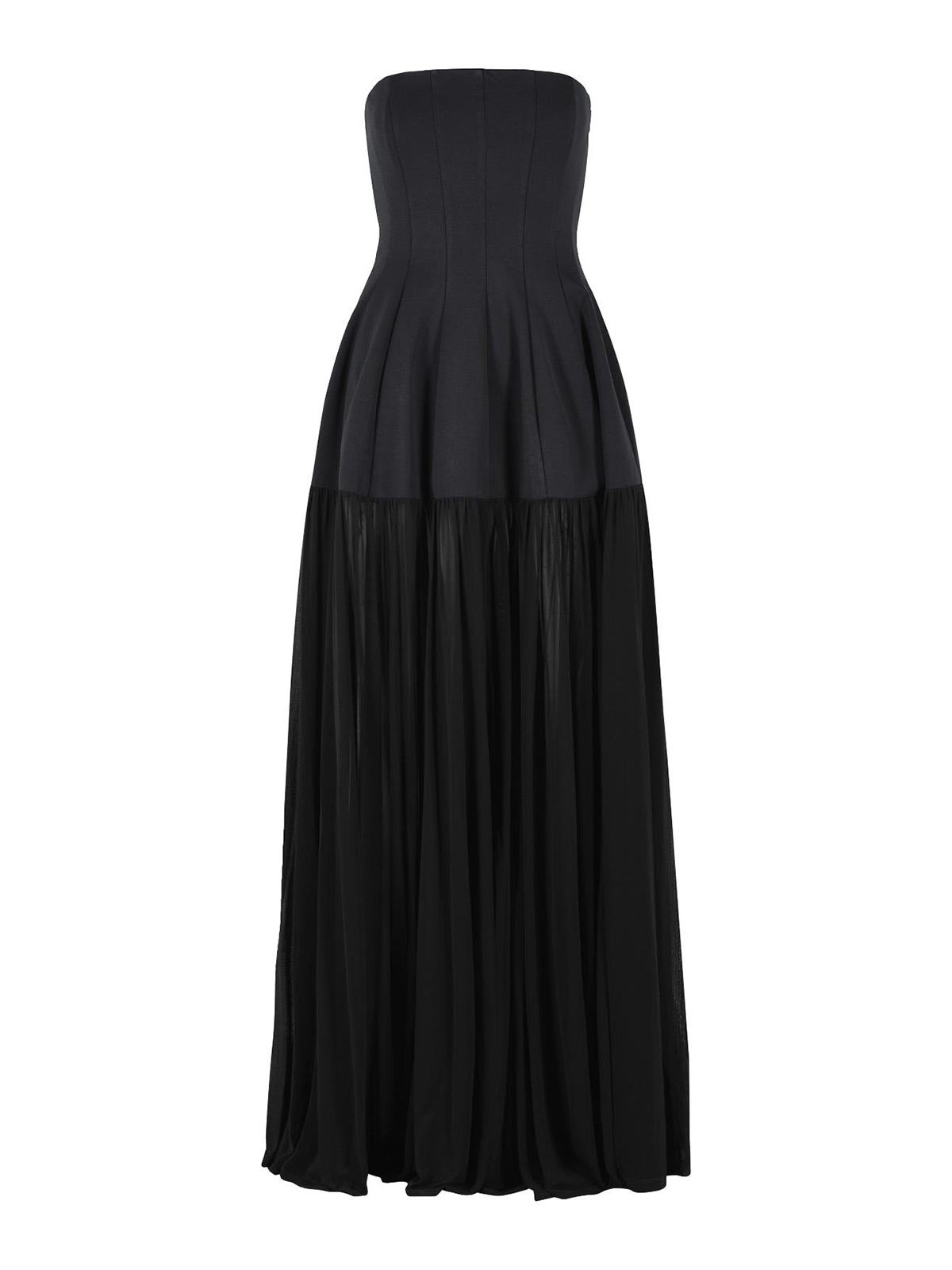 Sandrine Black Viscose Dress