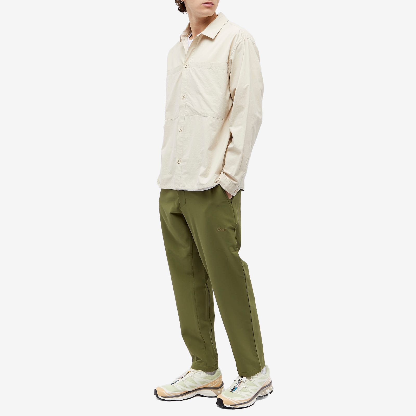 Men's Soft Shell Stretch Pants in Khaki, Size X-Large