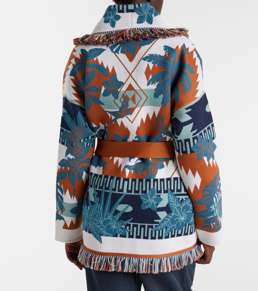 Island Soul jacquard wool cardigan