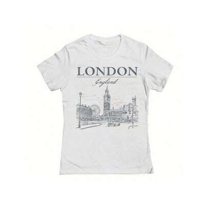 Social Collective London Tm Graphic Cotton Ladies Fitted-Shirt100% Comfortable Cotton Unisex Comfortable Retro Cotton T-Shirt-Summer Casual Vintage Co