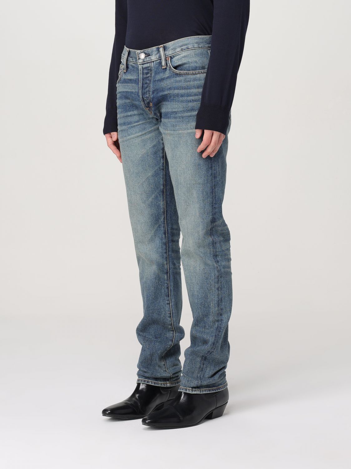 Slim-cut jeans - Blue