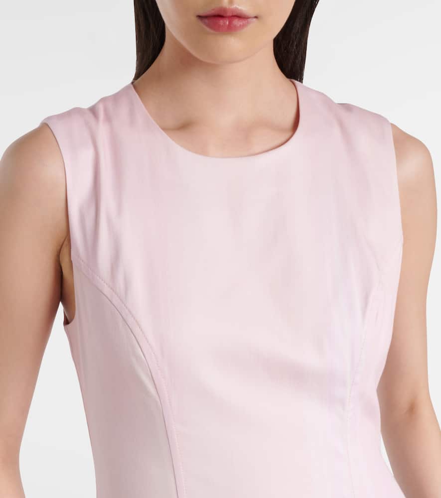 Magnolia cotton and rayon-blend midi dress
