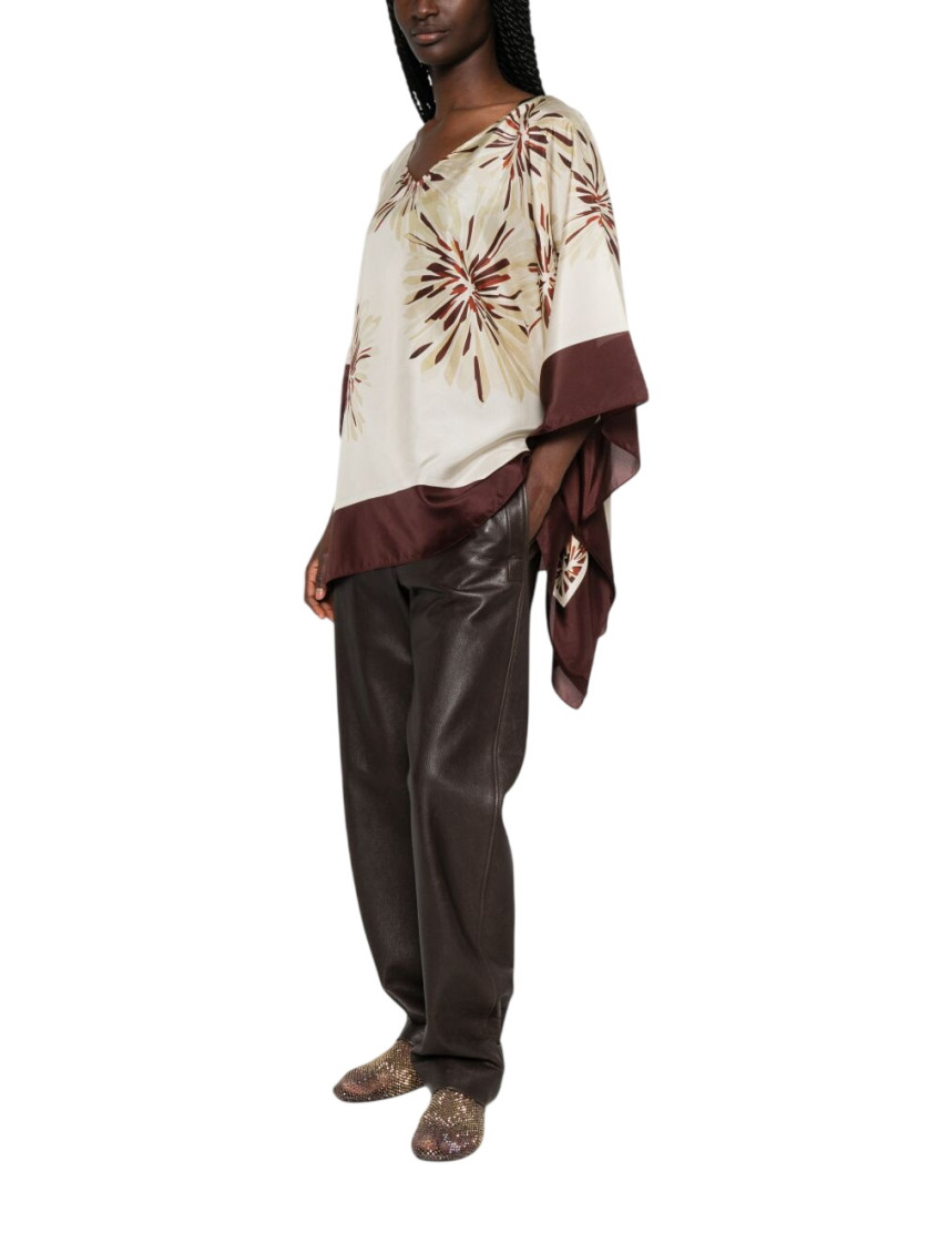 Printed Silk Blouse