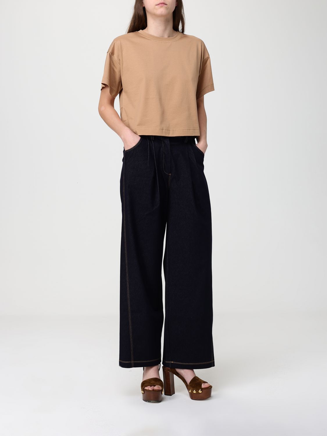 T-Shirt Woman color Beige