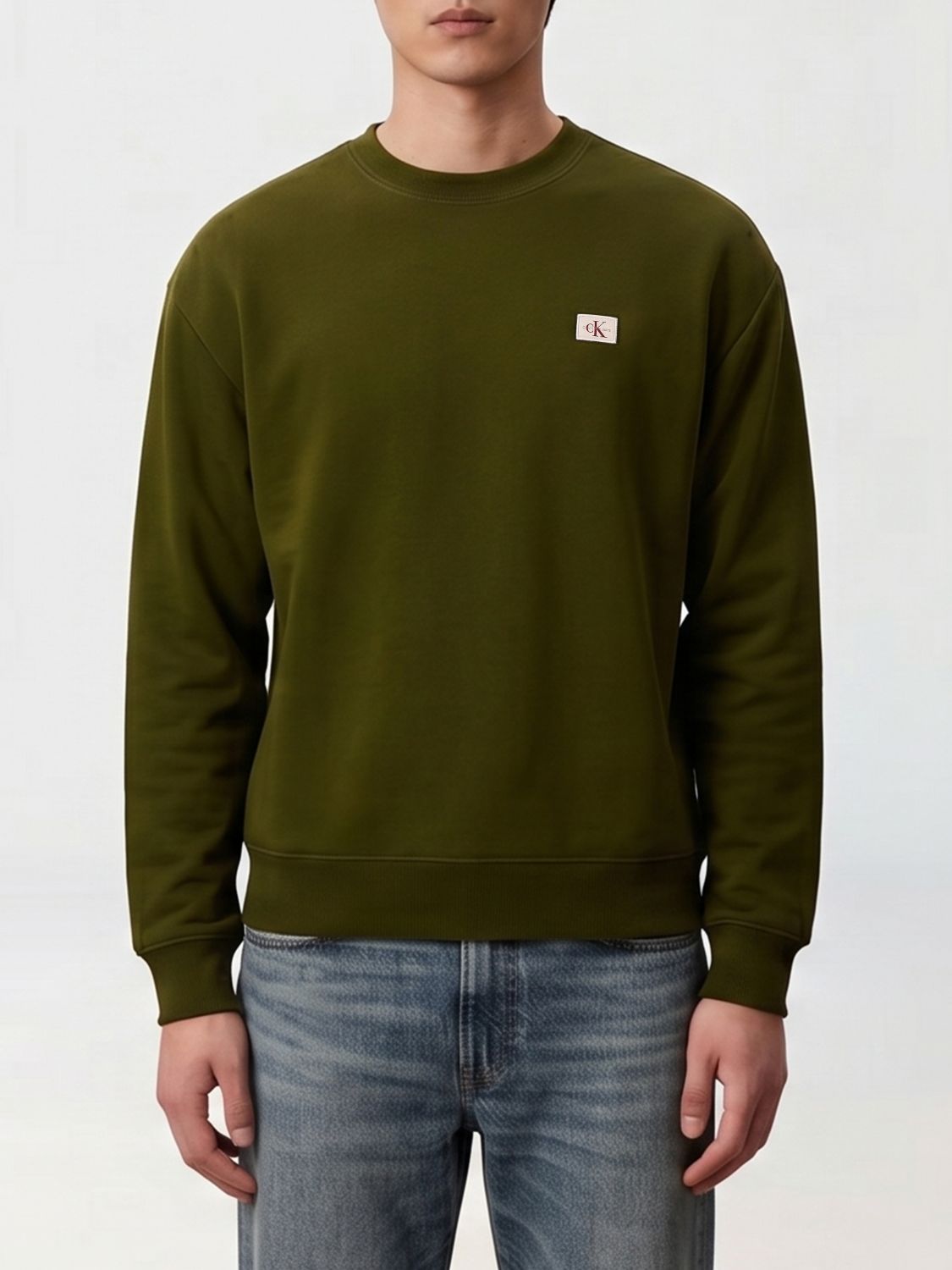 Sweatshirt Men color Military