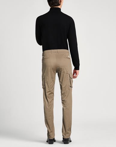 Man Pants Taupe Size 36 Cotton, Elastane