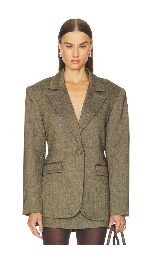 Ronny kobo birch blazer en color marrón XS también en L