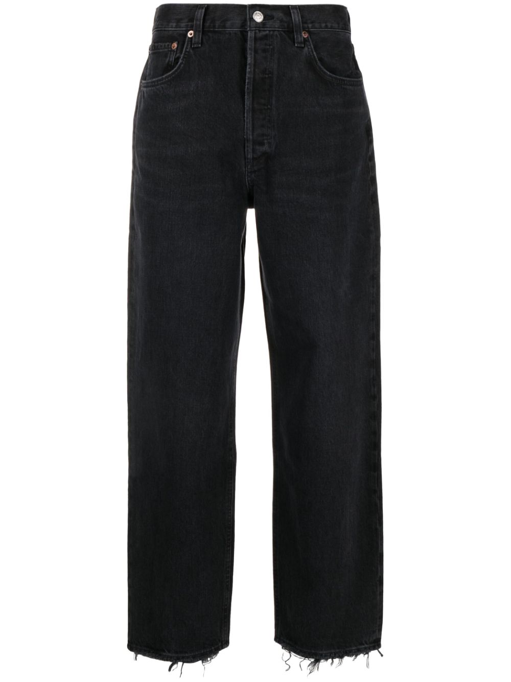 Dara mid-rise baggy jeans - Black