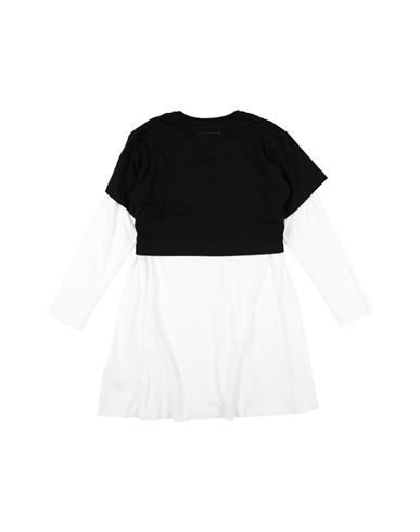 Mm6 Maison Margiela Kid Girl Kids' dress Black Size 10 Cotton