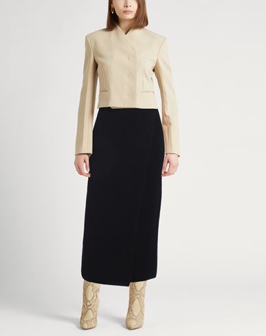 Max Mara Woman Maxi skirt Midnight blue Size XS Wool, Cashmere
