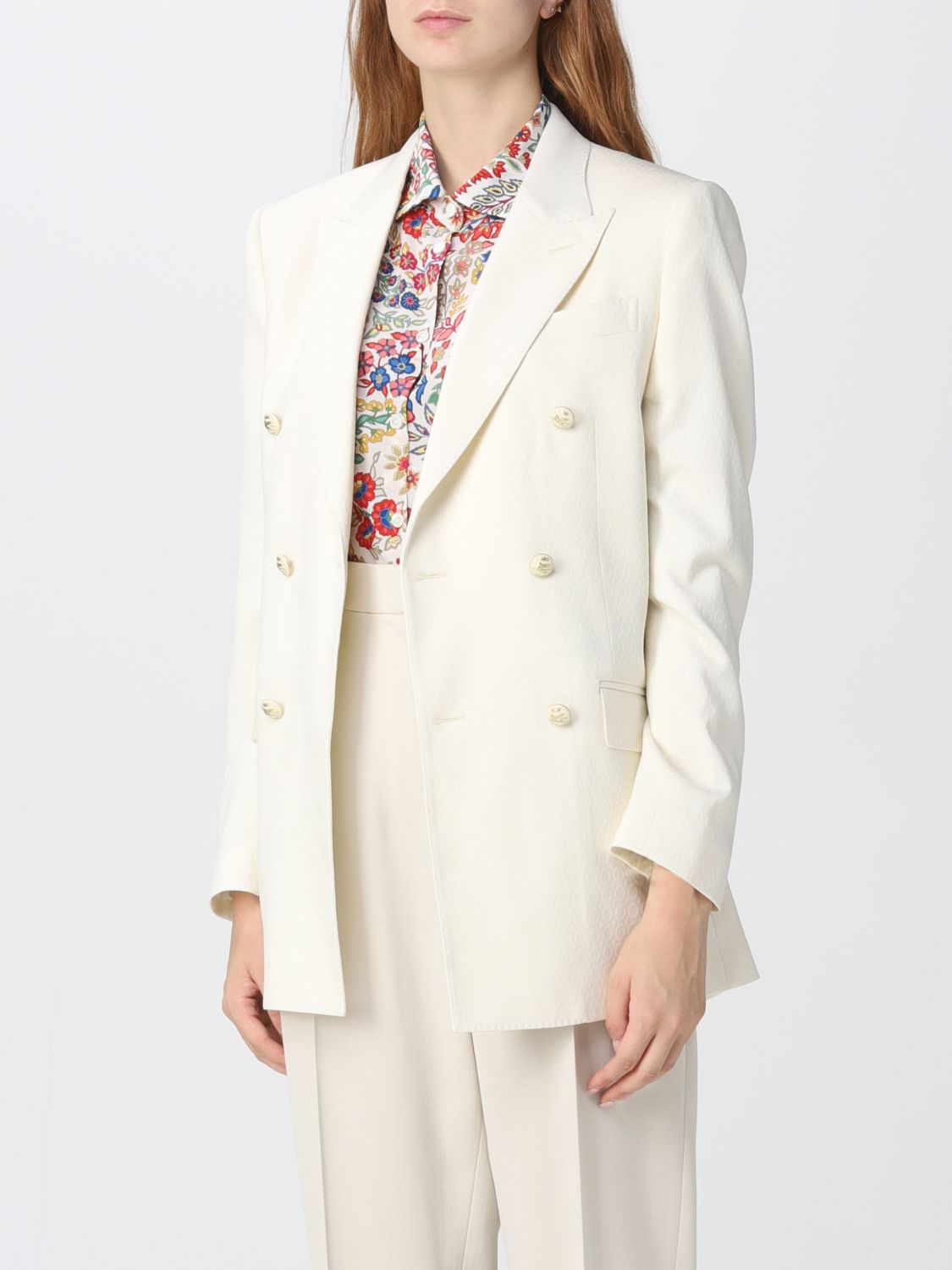 Blazer Woman color White