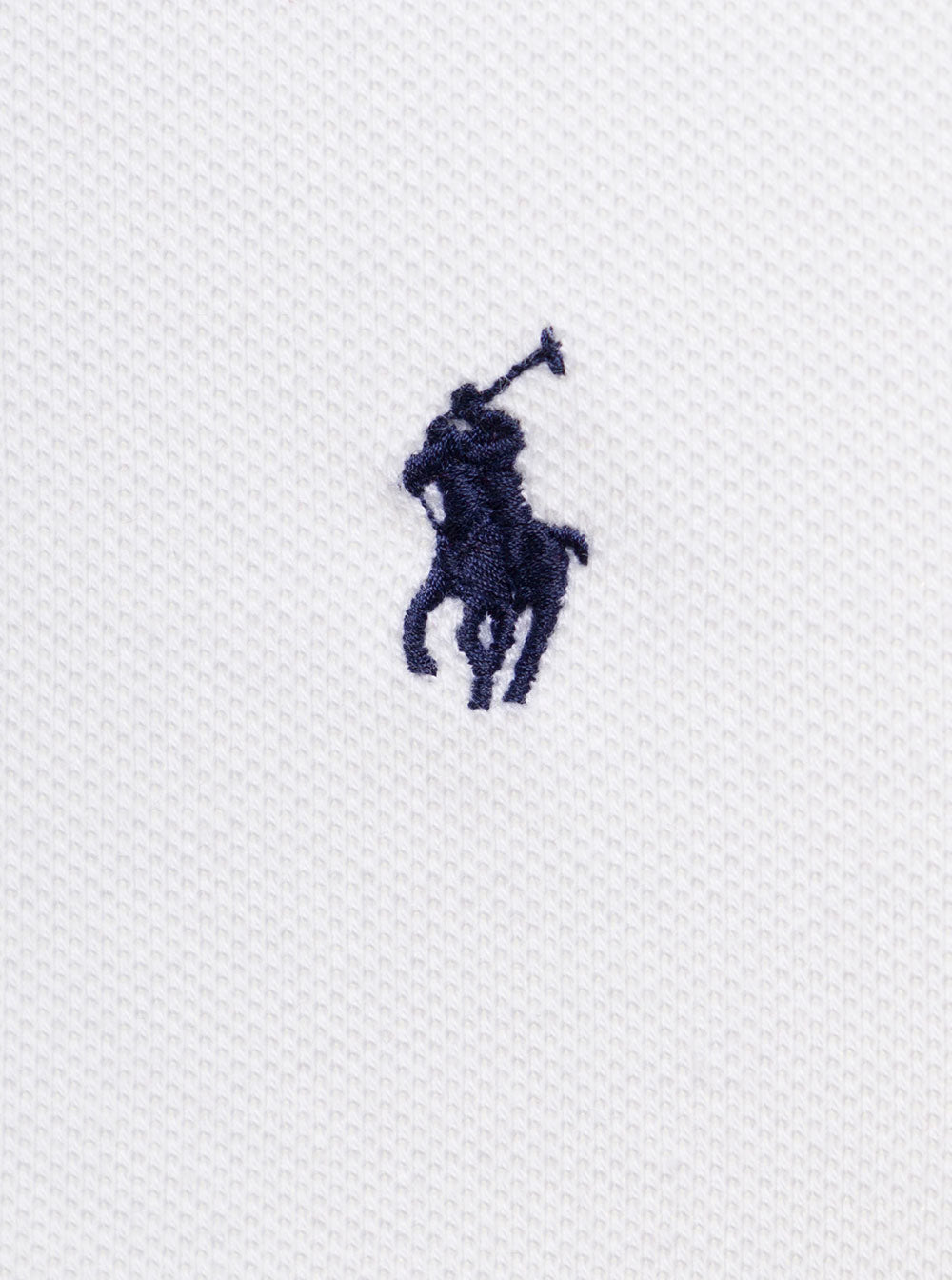 Logo-Embroidered Cotton Polo Shirt — White