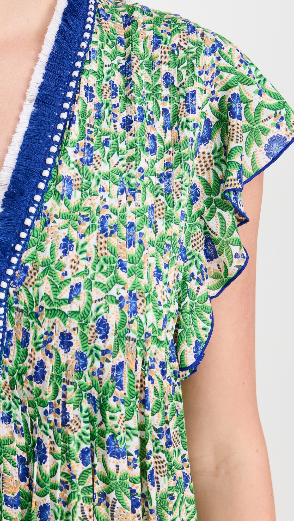 Sasha V Mini Dress Blue Honolulu