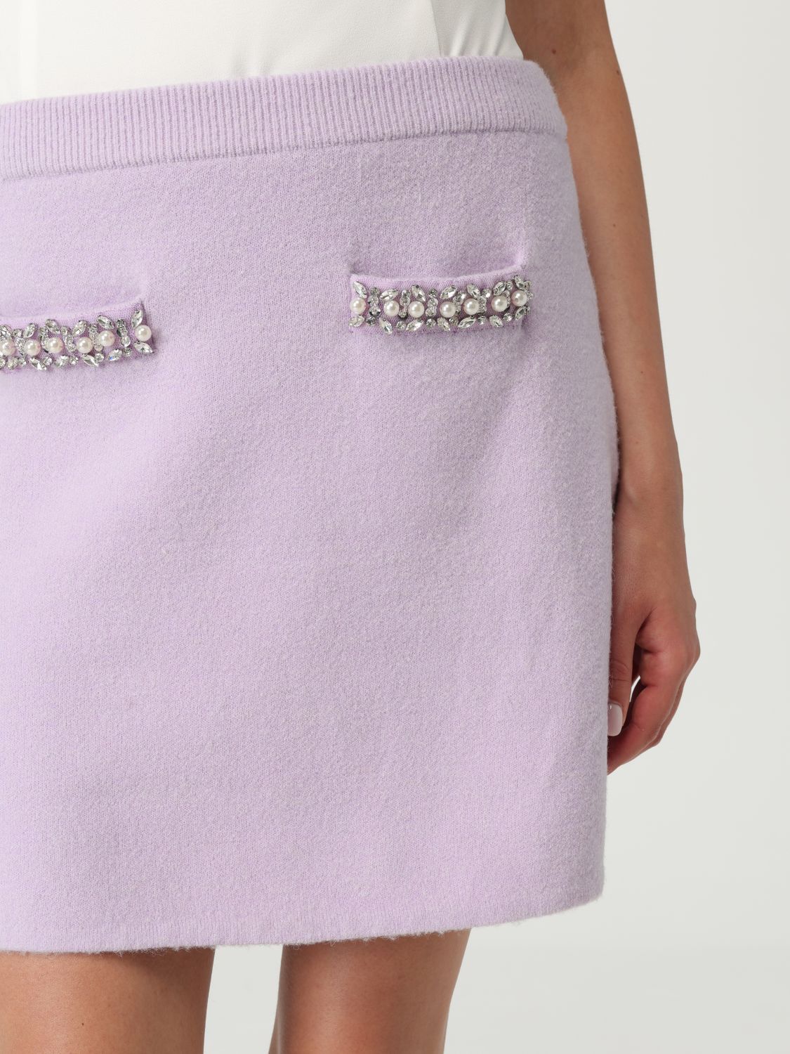 Skirt Woman color Lilac