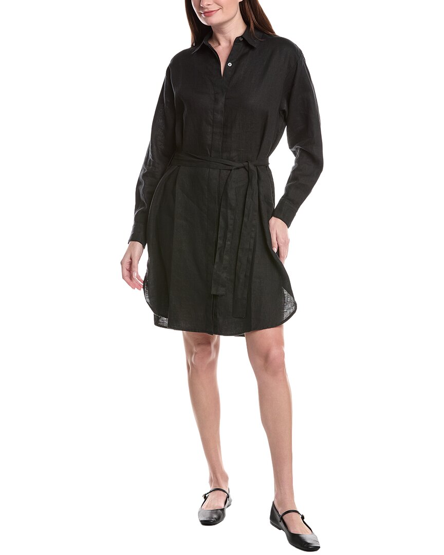 Linen Mini Shirt Dress