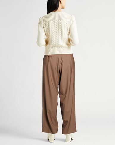 Woman Pants Light brown Size 31 Virgin Wool, Polyester, Elastane