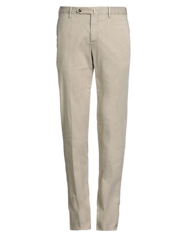 Man Pants Beige Size 28 Linen, Cotton, Elastane