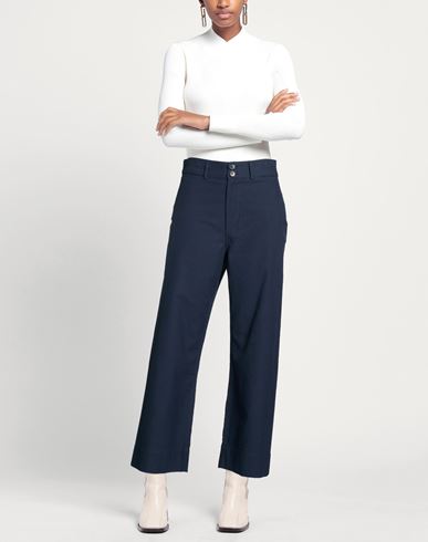 Woman Pants Navy Size 10 Cotton