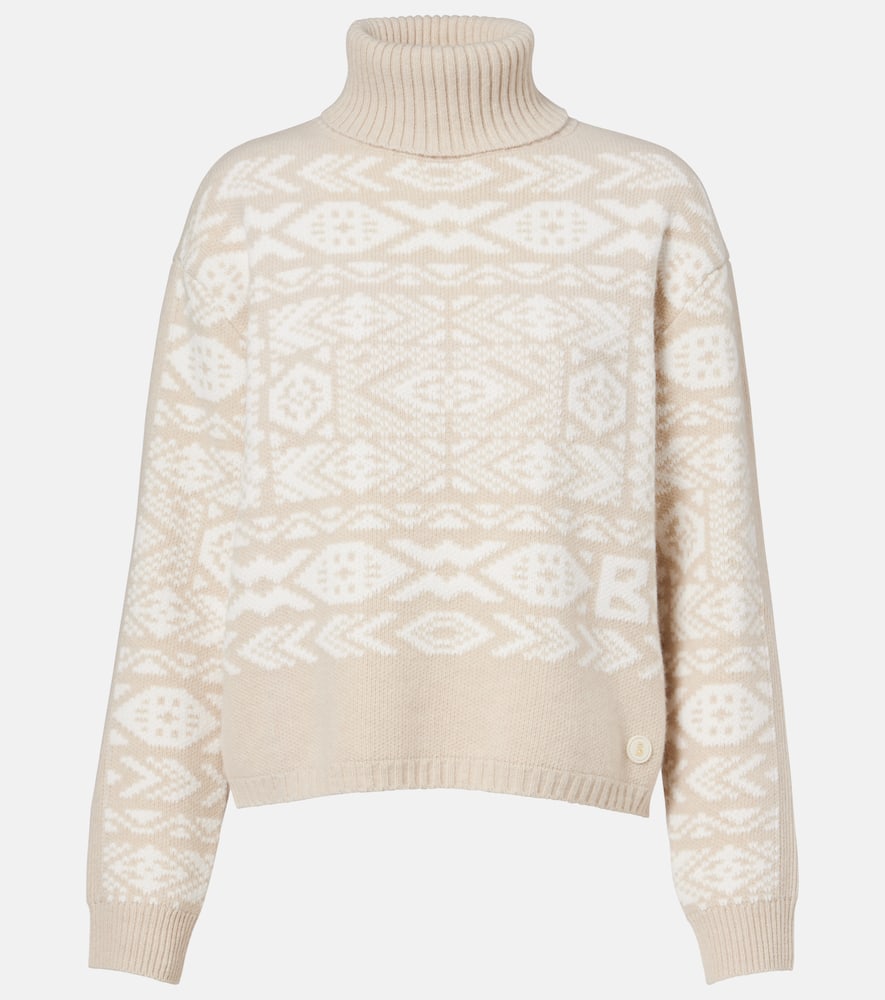 Nadin wool and cotton-blend turtleneck sweater