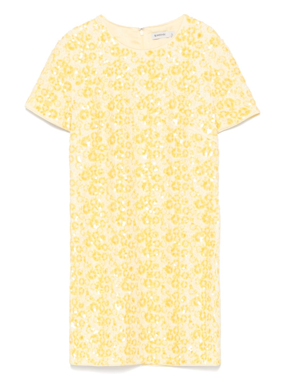 Simkhai clove-embellished mini dress - Yellow