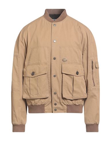 Man Jacket Camel Size 40 Cotton