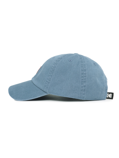 Relaxed Fit Square Logo Ball Cap BLUE