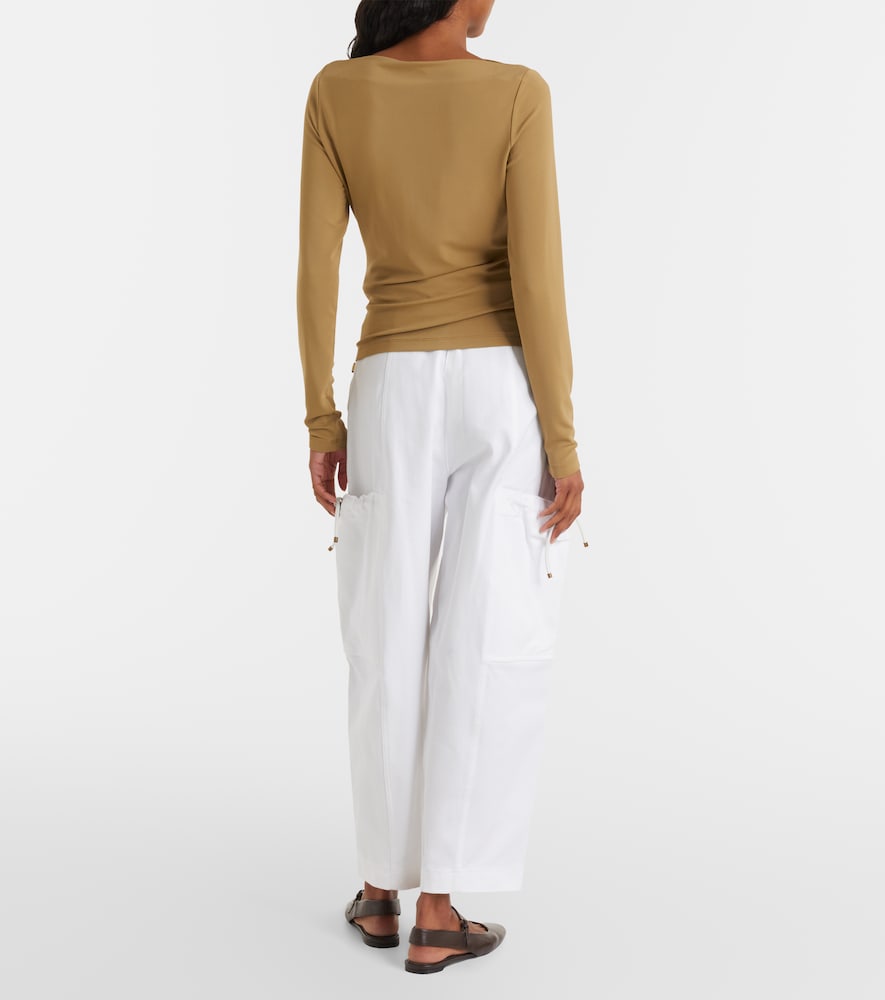 Lepre cotton wide-leg pants