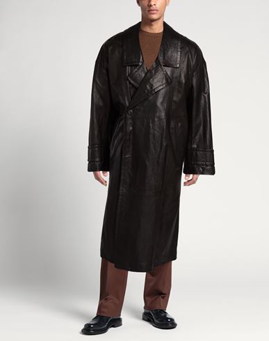 Marsēm Man Coat Black Size 40 Leather